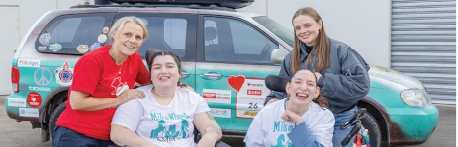 Disability no barrier for peninsula duo’s attempt at ‘Bash’